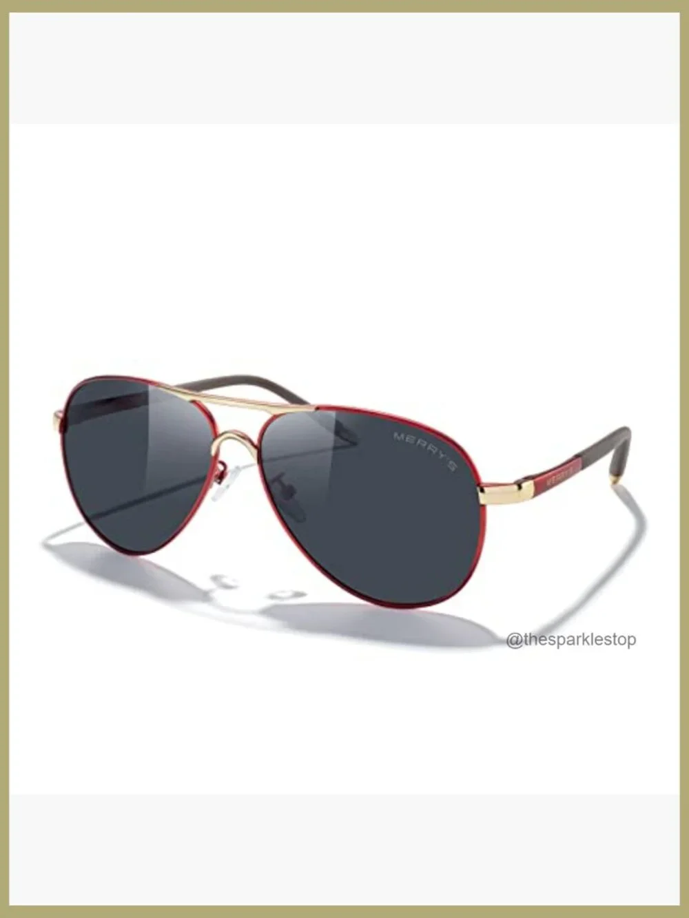 Metal Aviator Sunglasses Polarized UV400 Protection Driving